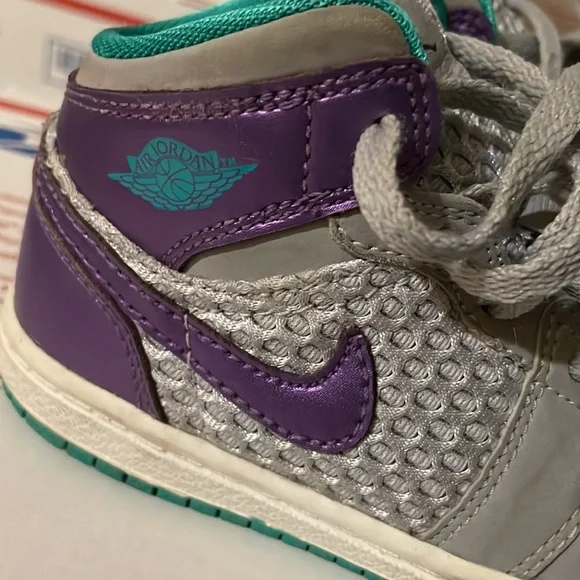 Purple Jordan AJ 1 - Picture 3 of 11